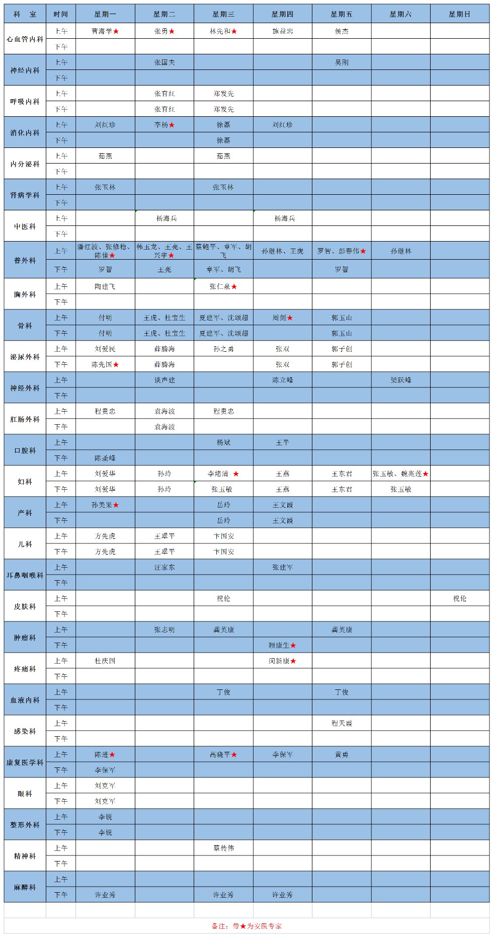 专家门诊排班表(2025.4.15）_Sheet1.png